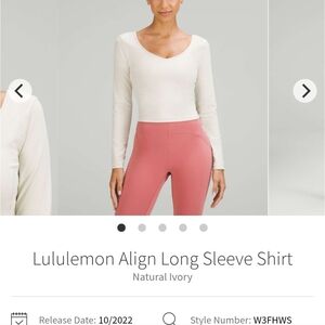 lululemon Align Long Sleeve